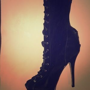 Thigh High Lace Up Boots